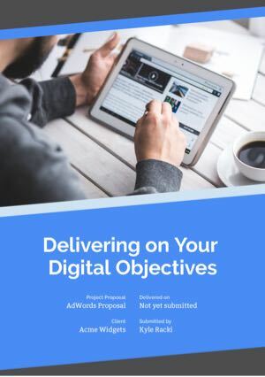 AdWords & PPC Proposal Template Thumbnail