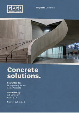 Concrete Proposal Template Thumbnail