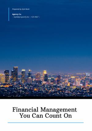 Financial Services Proposal Template Thumbnail