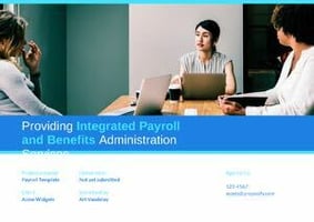 Payroll Proposal Template Thumbnail