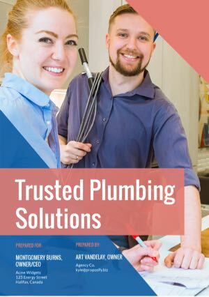 Plumbing Proposal Template Thumbnail