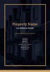 Property Management Proposal Template