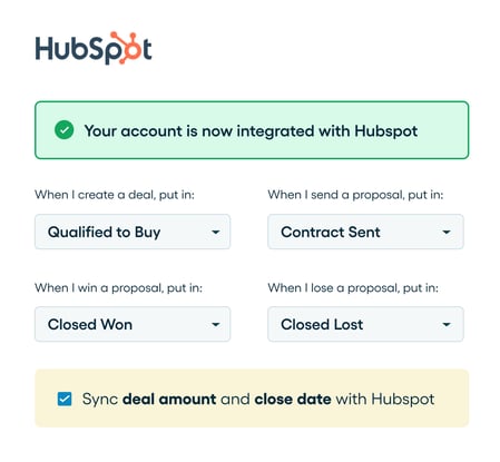 Proposify Hubspot Integration
