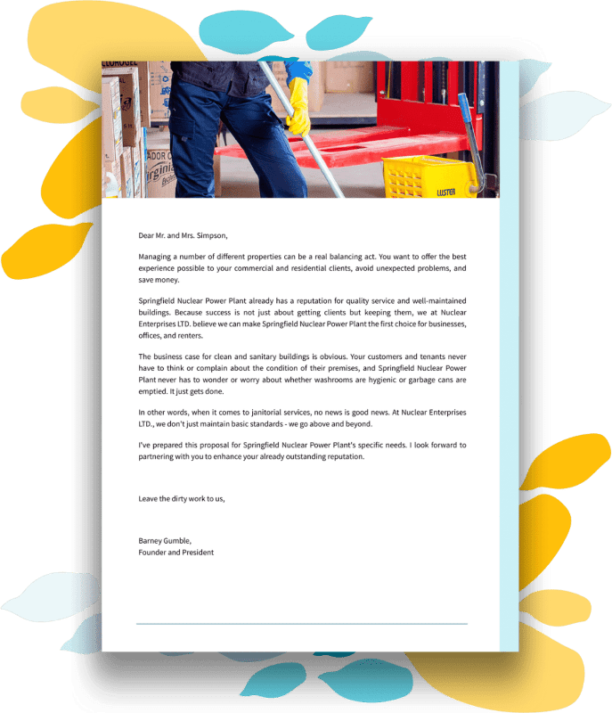 Cleaning Services Proposal Template
