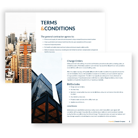 Construction Bid Template