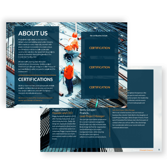 Construction Bid Template