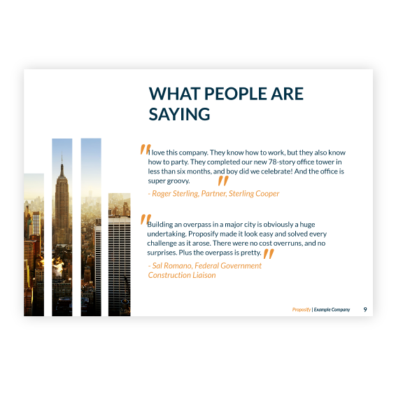 Construction Bid Template