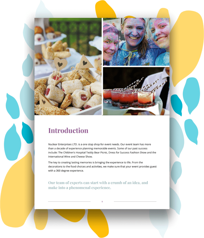 Event Management Proposal Template