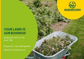 Lawn Care Proposal Template