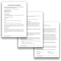 Partnership Agreement Template Thumbnail