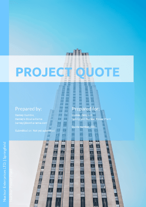 Project Quote Template Thumbnail