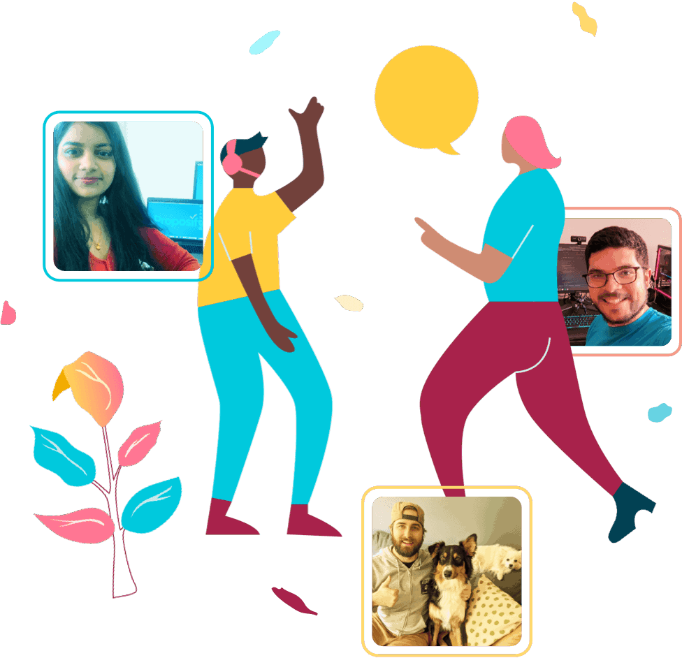 graphic of proposify team celebrating diversity