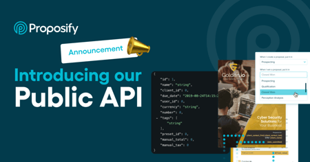 Introducing Proposify's New Public API