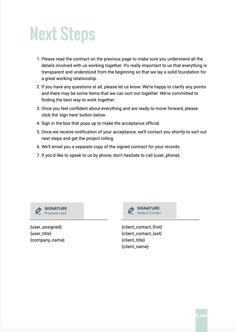Interior Design Proposal Template