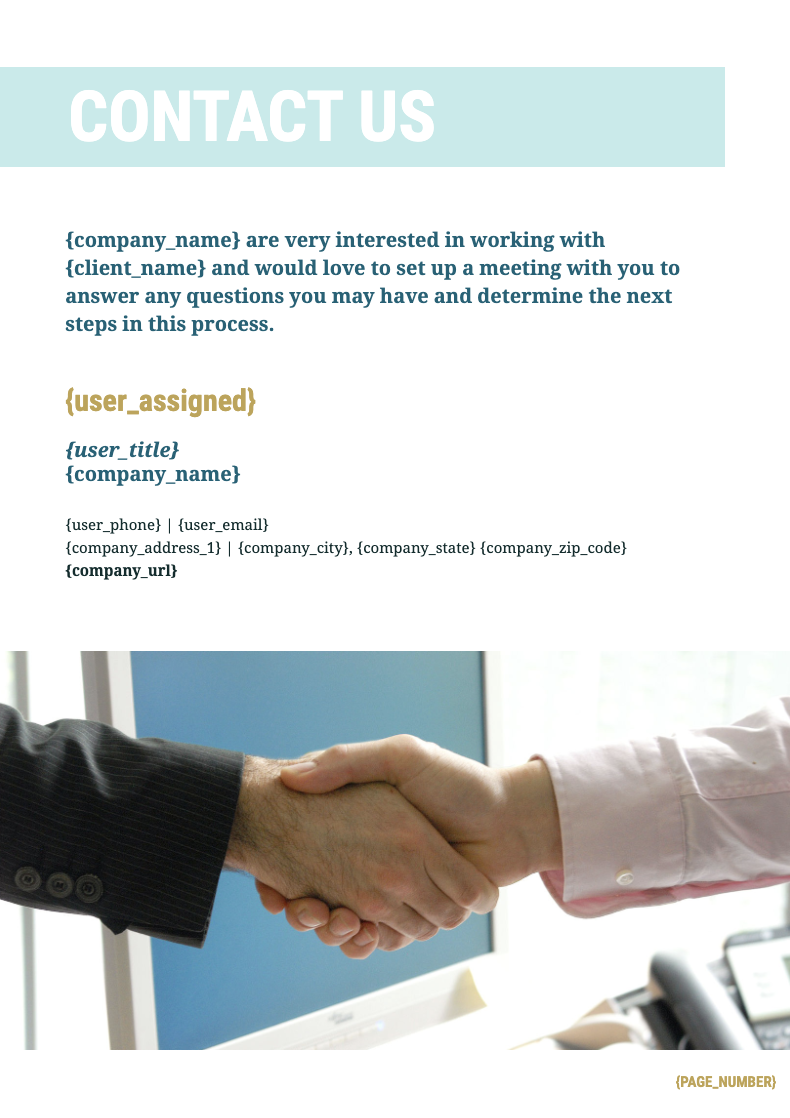 Accounting Proposal Template