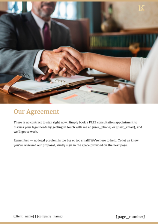 Legal Services Proposal Template