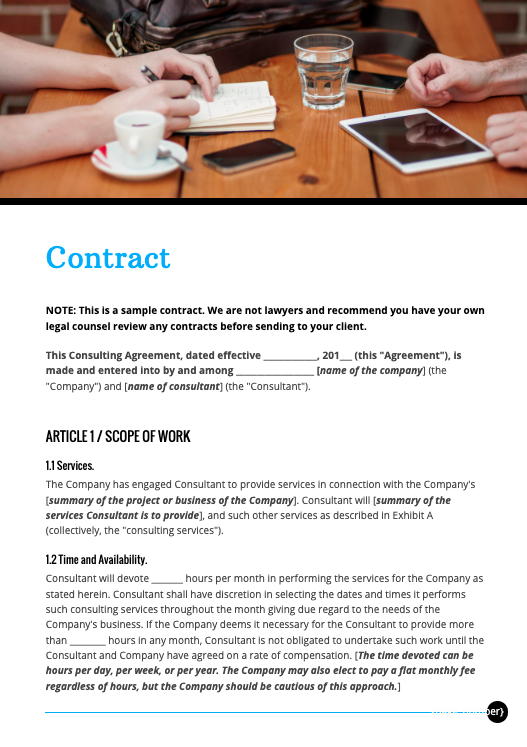 Financial Services Proposal Template