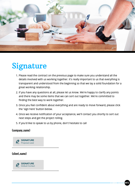 Financial Services Proposal Template