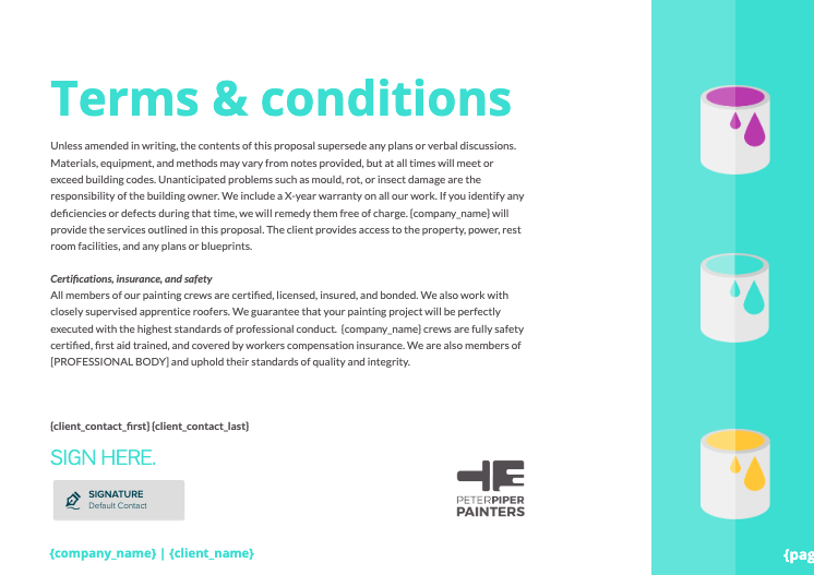 Painting Services Proposal Template