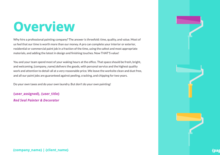 Painting Services Proposal Template